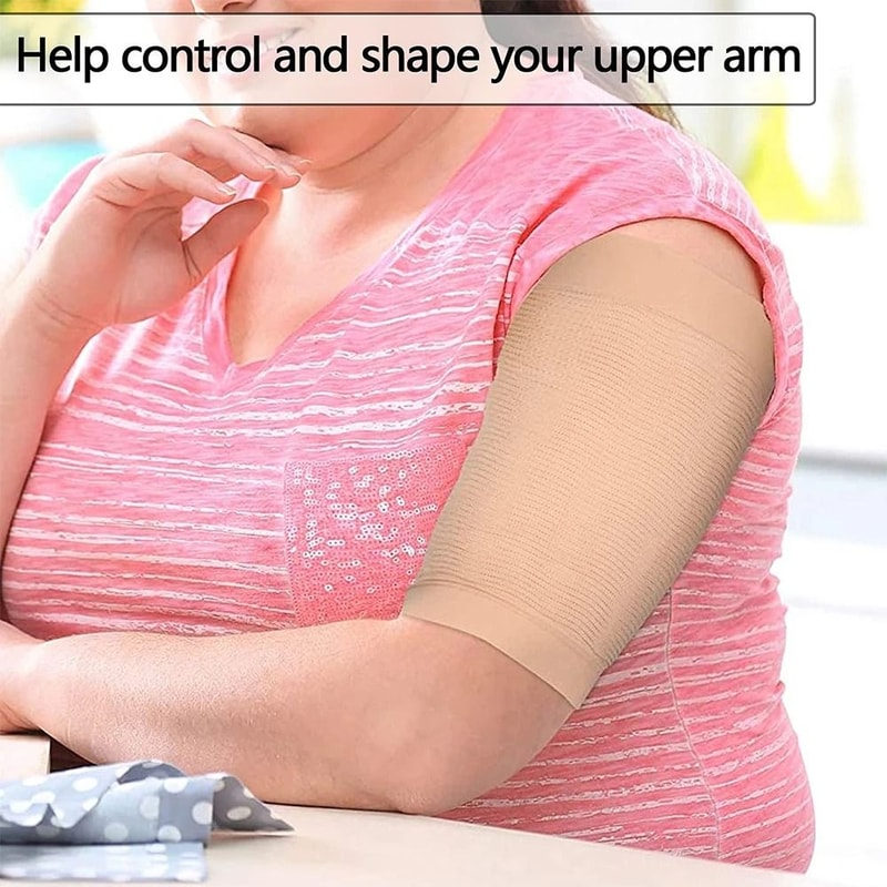 Womens Arm Slimming Shaper Wrap And Upper Arm Compression Sleeves 1