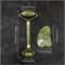 Natural Jade Facial Roller And Gua Sha Scraping Massager Set 1