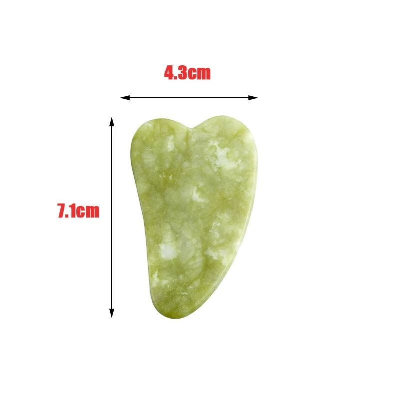 Natural Jade Gua Sha Stone Facial Lifting And Gouache Scraper Tool 12