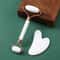 Natural Resin Facial Roller And HeartShaped Gua Sha Scraper Set 2