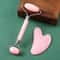 Natural Resin Facial Roller And HeartShaped Gua Sha Scraper Set 5