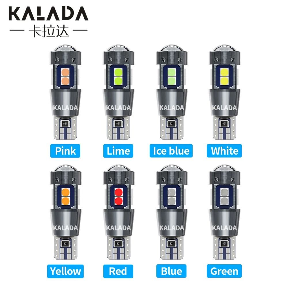 HighQuality W5W T10 LED CANBUS ErrorFree Interior Car Bulbs 2Pack 4