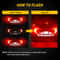 AUXITO T20 7443 LED Brake And Reverse Light System 1200LM HighIntensity Bulbs 4