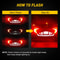 AUXITO T20 7443 LED Brake And Reverse Light System 1200LM HighIntensity Bulbs 4