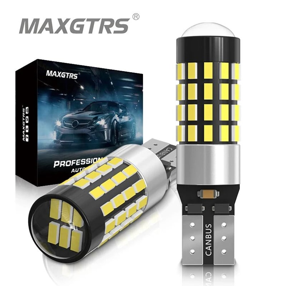 HighPower T10 921 912 CANBUS LED Backup And Reverse Bulbs 54 SMD 4014 Extreme Bright 0