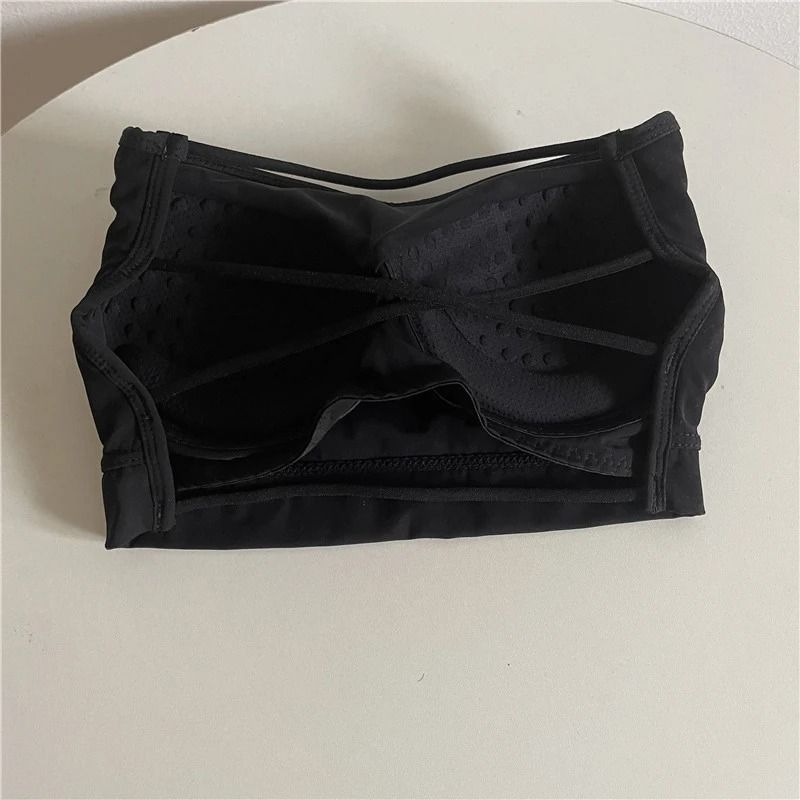 Seamless Ice Silk Tube Top Strapless PushUp Bralette Lingerie 9