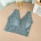 Womens Deep VNeck Lace Bralette WireFree Sexy Lingerie Camisole 5
