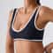 Womens Splicing Sport Bra Breathable Fitness Tank Yoga Crop Top 1