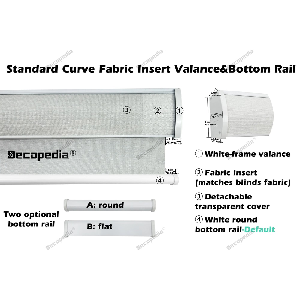 Decopedia Smart Motorized Roller Blinds Cordless Blackout Day Night System 5