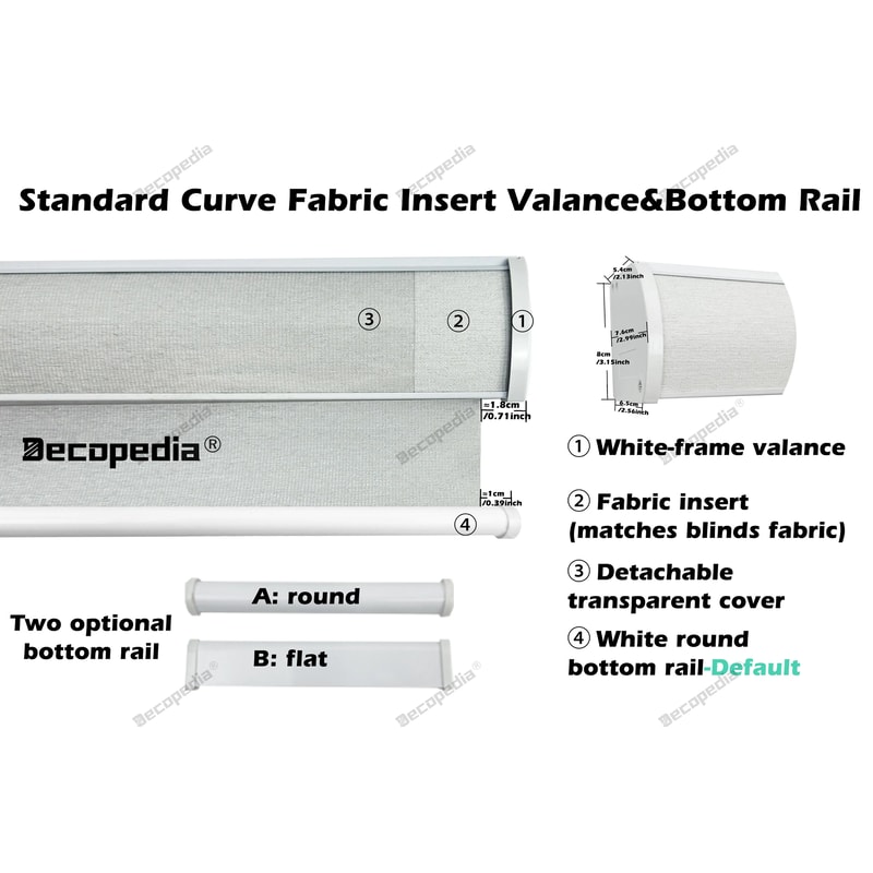 Decopedia Smart Motorized Roller Blinds Cordless Blackout Day Night System 5