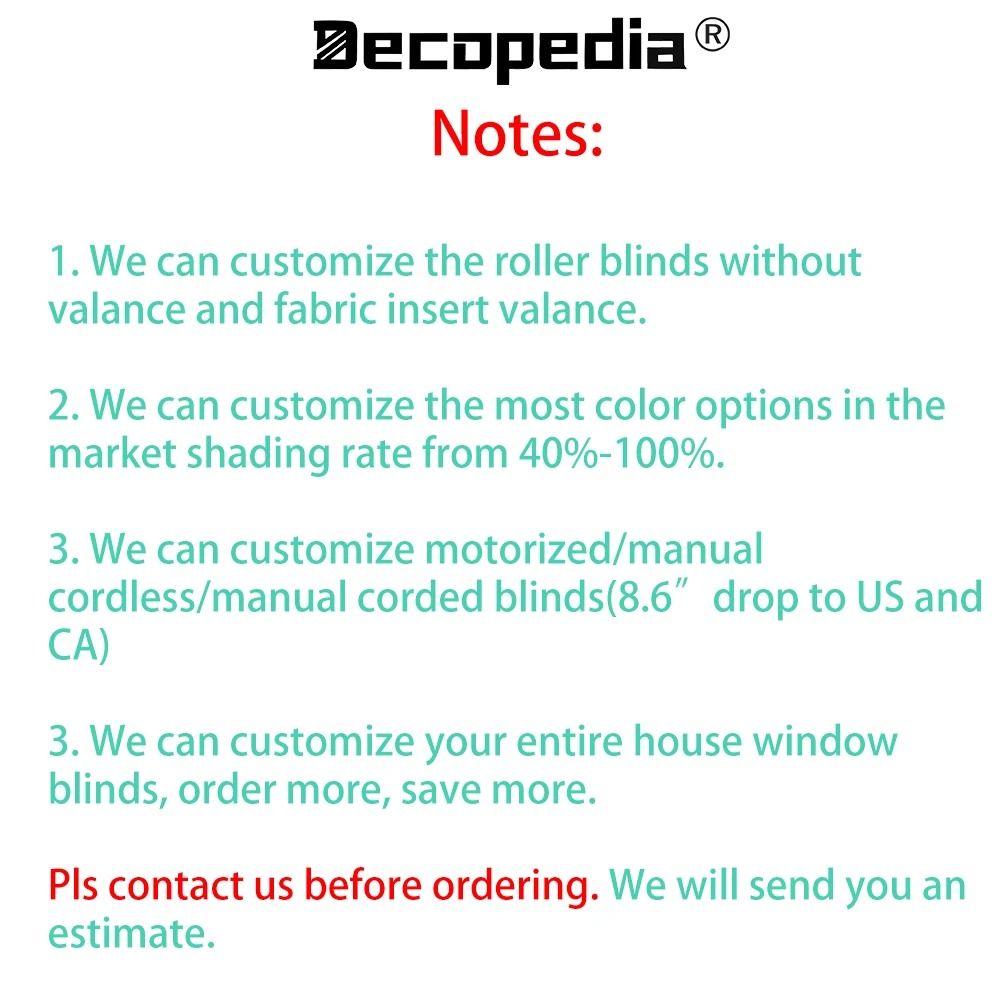 Decopedia Smart Motorized Roller Blinds Cordless Blackout Day Night System 8