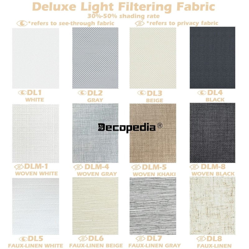 Decopedia Smart Motorized Roller Blinds Cordless Blackout Day Night System 11