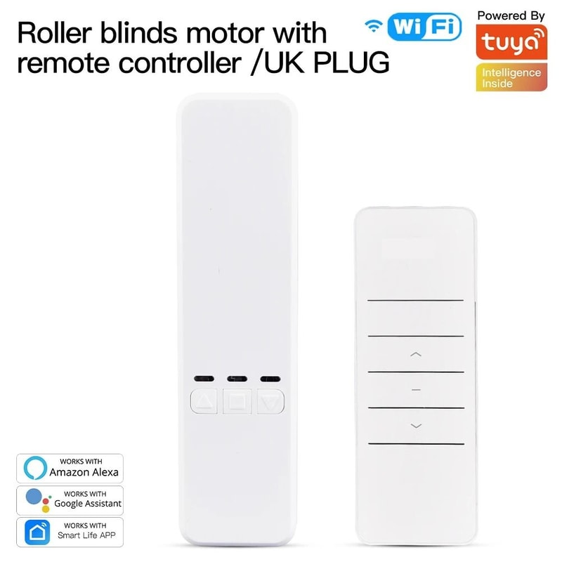 MOES Tuya WiFi Smart Chain Roller Blinds Motor App RF Remote Drive Kit 6