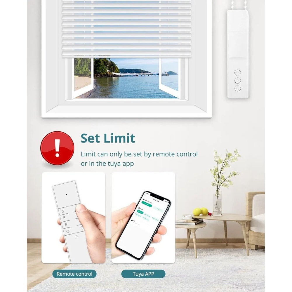 Zemismart Zigbee Smart Roller Shade Driver Battery Powered Blinds Motor 2