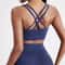 Womens HighStrength CrossBack Sport Bra Solid Color Fitness Yoga Top 9