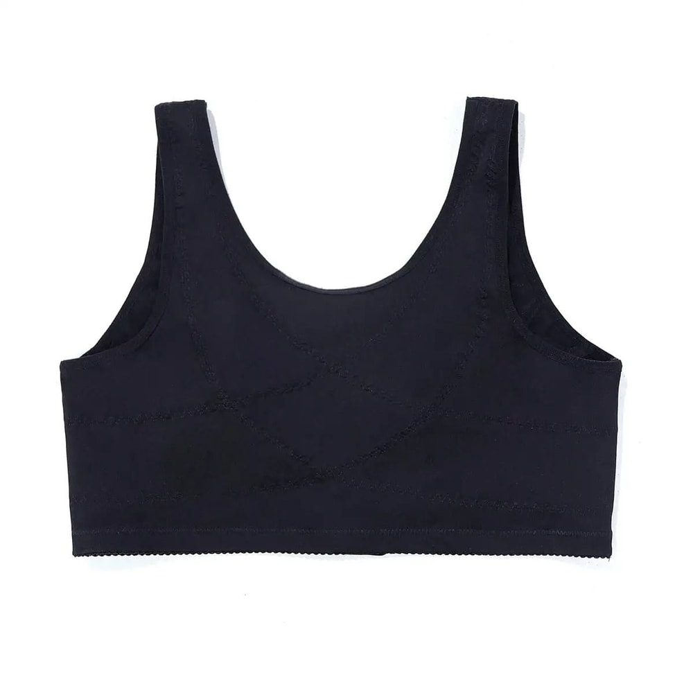 BEAUWEAR 7Hook Front Closure Minimizer Bra WireFree Unlined Comfort Bralette 4