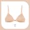 Womens French Triangle PushUp Bra FrontButton Seamless Wireless Lingerie 6