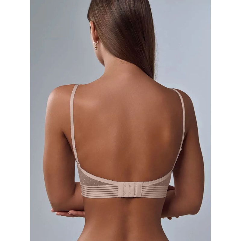 Sexy Lace UShaped Backless Bra Wireless UltraThin Invisible Lingerie 4