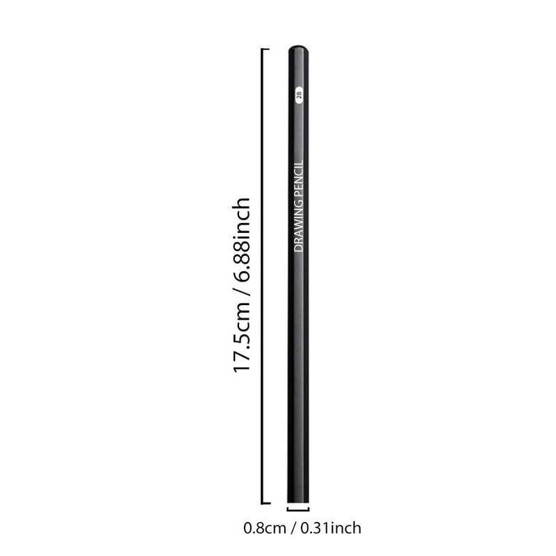 Professional MultiGrade Graphite Charcoal Sketching Pencil Set 5