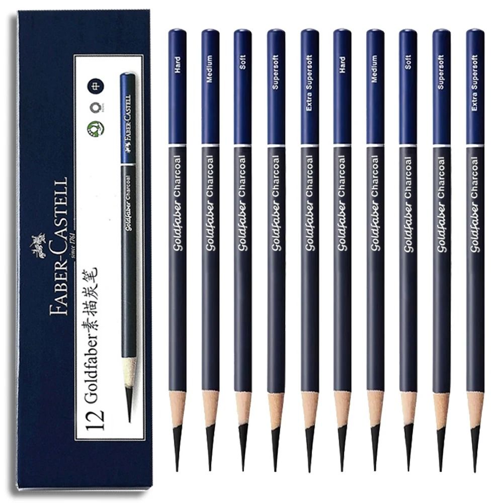 FaberCastell Goldfaber Professional Sketching Charcoal Pencils Artisan Grade 0