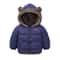 Childrens Thick Fleece Hooded Jacket Winter Cashmere Padded Outerwear 3