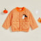 Infant Halloween Quilted Jacket Pumpkin Ghost Print Toddler Outerwear 1