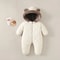 2025 Newborn Winter Snowsuit VelvetLined Thermal Jumpsuit Romper 7