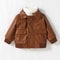 2024 Premium Baby Boys PU Leather Jacket Fashion FallWinter Moto Outerwear 1