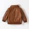 2024 Premium Baby Boys PU Leather Jacket Fashion FallWinter Moto Outerwear 2