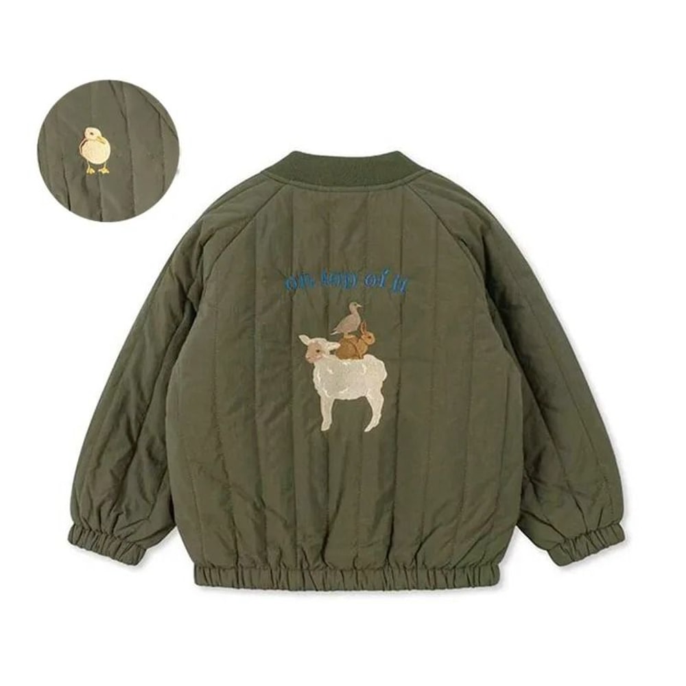 Toddler Boutique Embroidery Fleece Jacket Kids Spring Autumn Cotton Outerwear 11