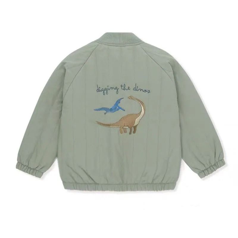 Toddler Boutique Embroidery Fleece Jacket Kids Spring Autumn Cotton Outerwear 1