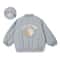 Toddler Boutique Embroidery Fleece Jacket Kids Spring Autumn Cotton Outerwear 8