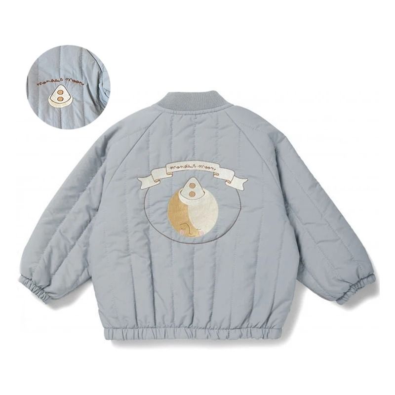 Toddler Boutique Embroidery Fleece Jacket Kids Spring Autumn Cotton Outerwear 8