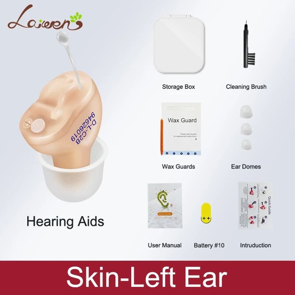 Invisible Wireless Mini CIC Hearing Aid Adjustable Sound Amplifier For Severe Loss 11