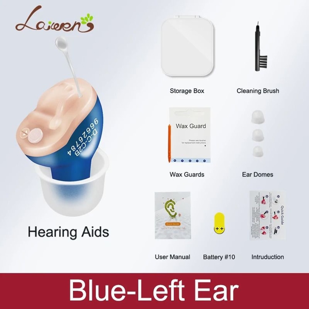 Invisible Wireless Mini CIC Hearing Aid Adjustable Sound Amplifier For Severe Loss 6