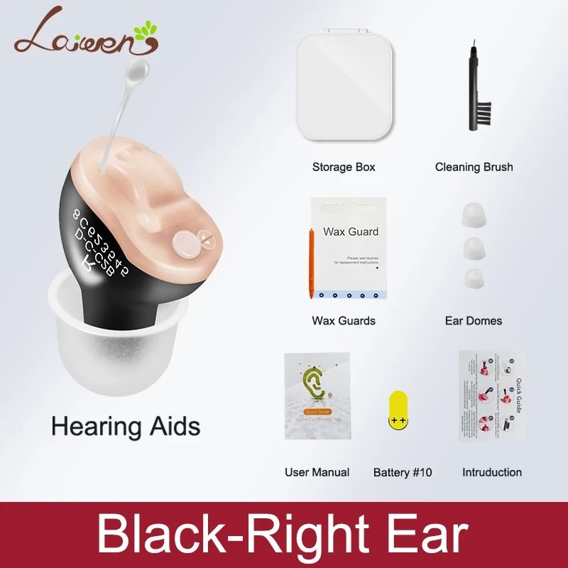 Invisible Wireless Mini CIC Hearing Aid Adjustable Sound Amplifier For Severe Loss 7