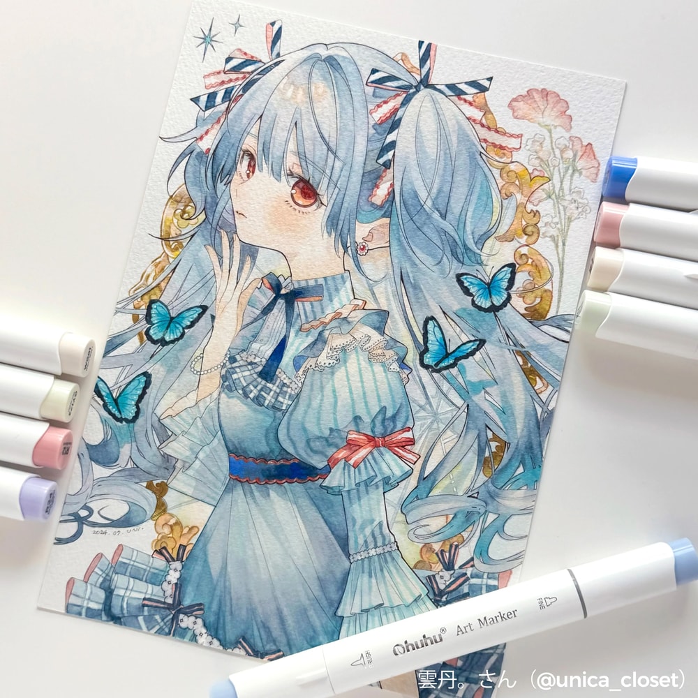 Ohuhu Honolulu 48Color Essential Marker Set Refillable Alcohol Art Markers 1