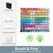 Ohuhu Honolulu B Series Master Marker Set Refillable Alcohol Art Markers 17