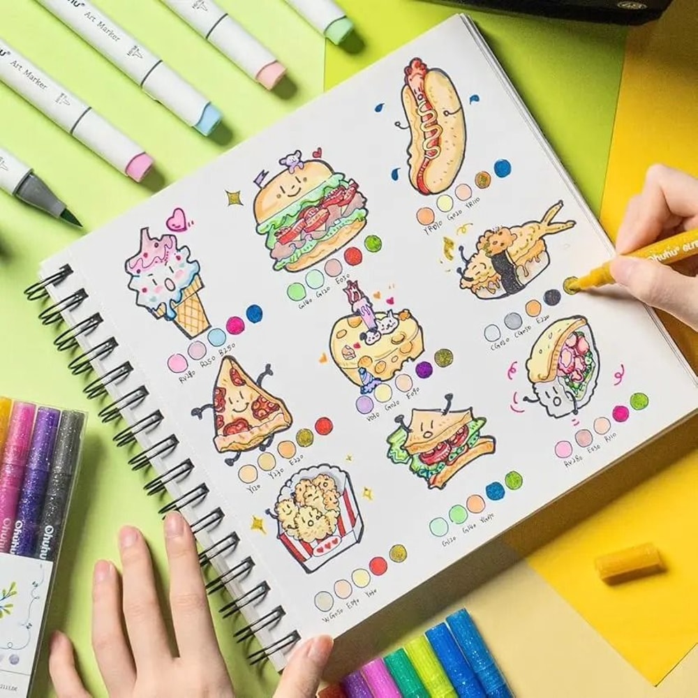 Ohuhu Honolulu B Series Master Marker Set Refillable Alcohol Art Markers 1