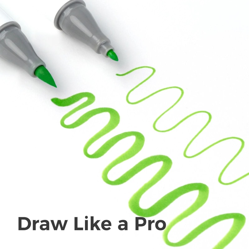 Ohuhu Honolulu B Series Master Marker Set Refillable Alcohol Art Markers 2