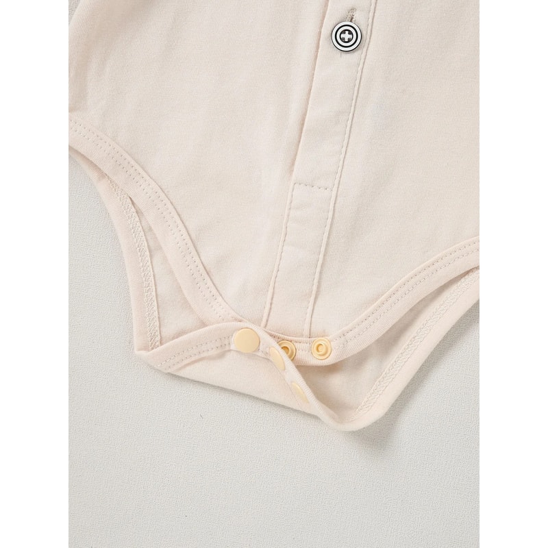 Infant Boy 4Piece Gentleman Wedding Suit Formal Dress Shirt Vest Suspender Set 3