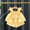 Girls Colorful Dot Summer Set Flying Sleeve Top Bow Shorts 03 Years 0