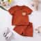 2024 Summer Bear Suite Toddler Boys Girls Breathable 2Piece Set 7