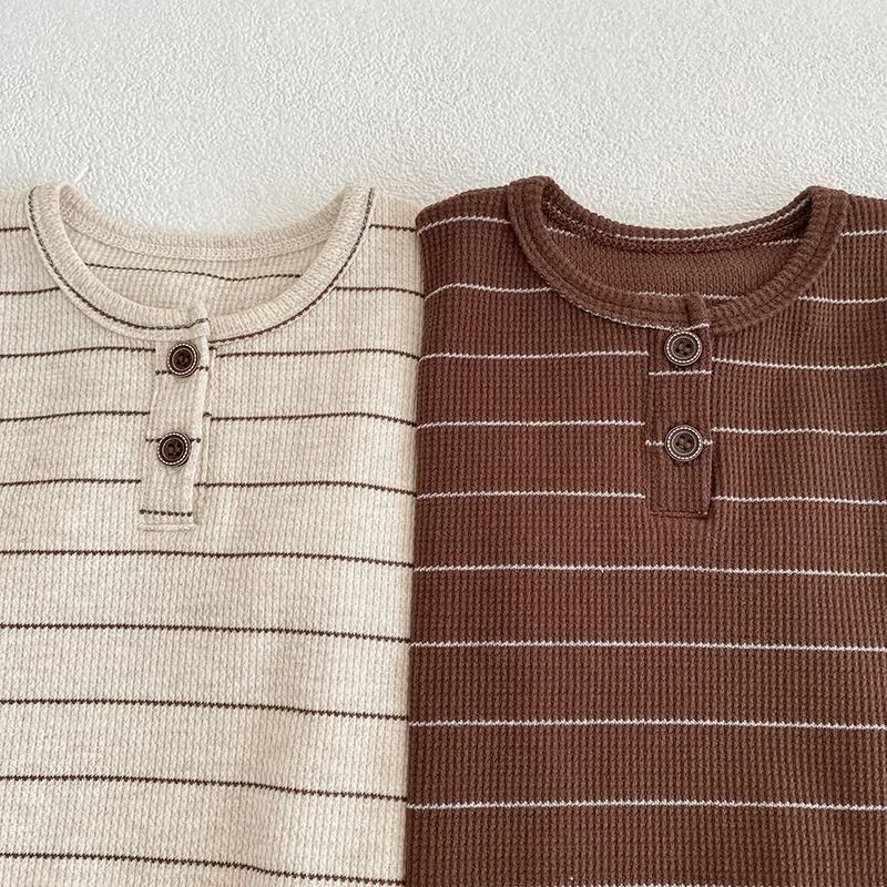 Summer Striped Infant Tee Bloomer Set 2Piece Toddler Comfort Suit 2