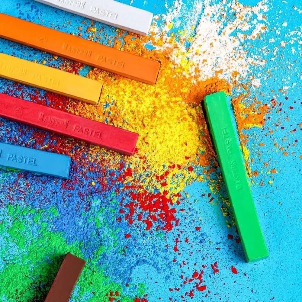 Master Series Soft Pastel Set Professional Colored Chalk Crayon Art Supplies 4
