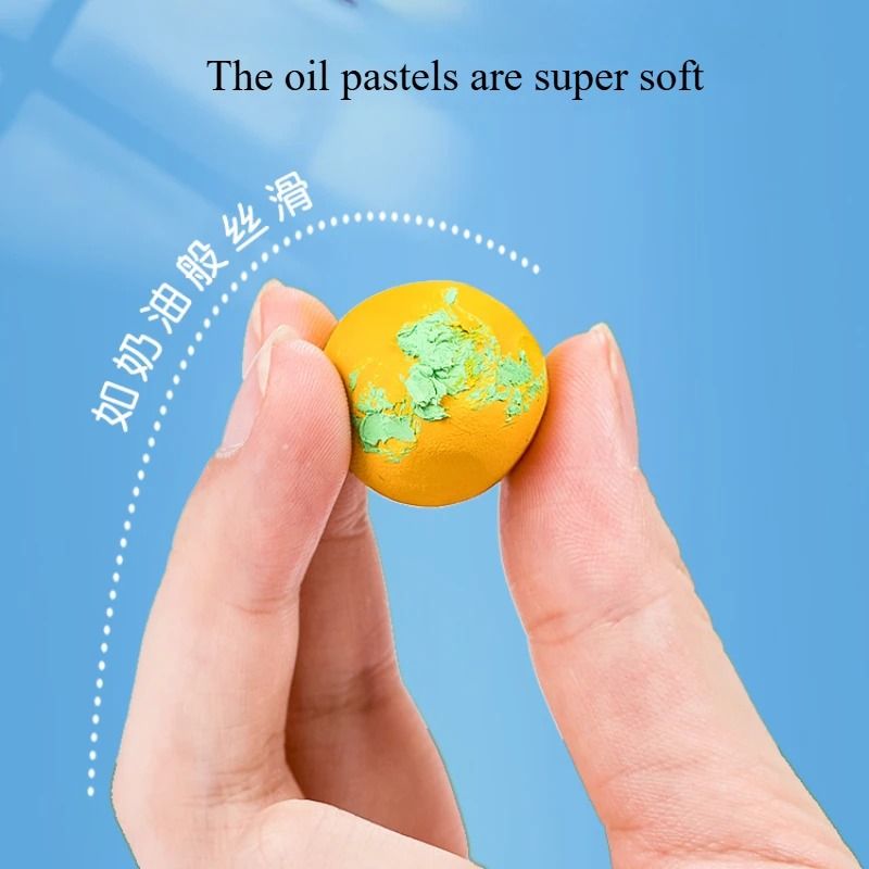 Super Soft Professional Oil Pastel Set Vibrant Artist Grade Blending Layering 5