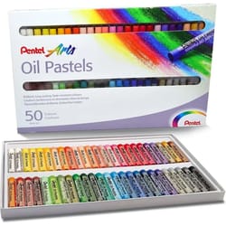 pentel arts professional oil pastel set - brilliant assorted colors (phn series)