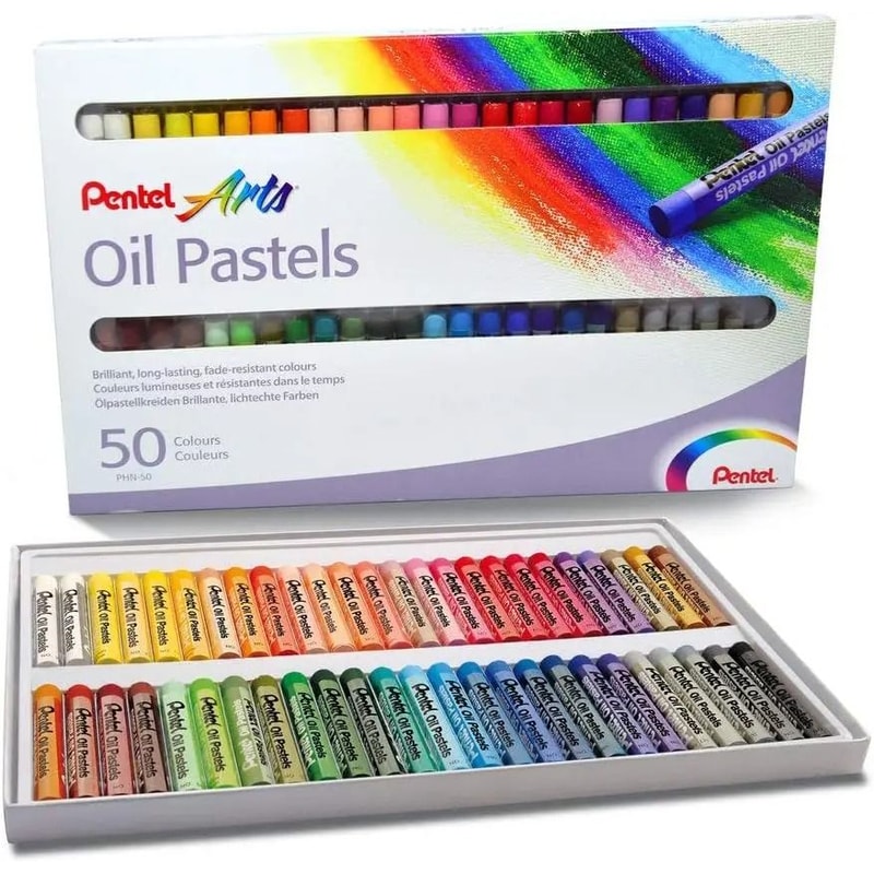 Pentel Arts Professional Oil Pastel Set Brilliant Assorted Colors PHN Series 11