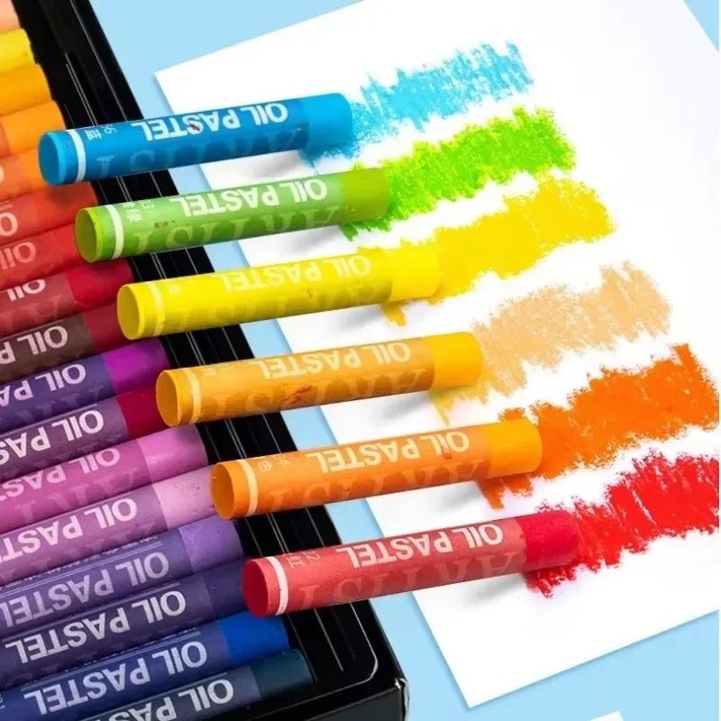 Professional Soft Oil Pastel Set 12253850 Vibrant Tones For Artists Students 2