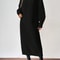 Slouchy Knit Turtleneck Long Sweater Dress Autumn Winter Loose Ankle Length Party Dress 6
